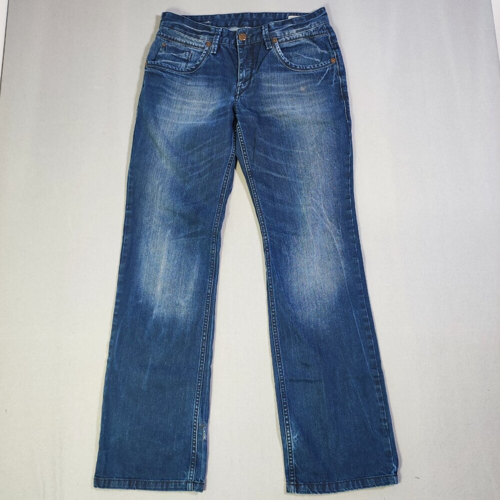 Le Chateau Premium Jeans Relaxed men's size 32 dark washed blue